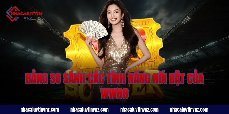 Bảng So Sánh Các Tính Năng Nổi Bật Của Nhà Cái Uy Tín WW88